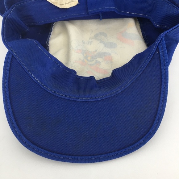Vintage Walt Disney Productions Disneyland Hat Painters Neck Flap Mickey Mouse - Picture 13 of 16